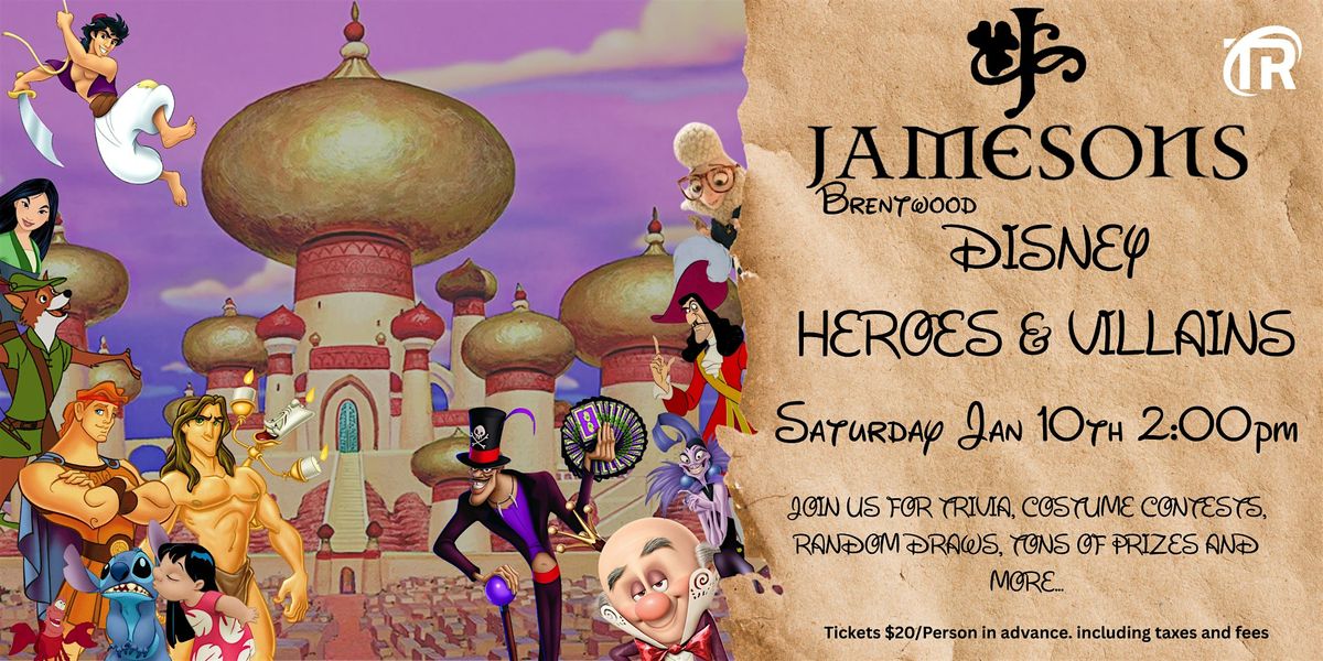 Calgary (Jameson's Brentwood) Disney Heroes & Villains