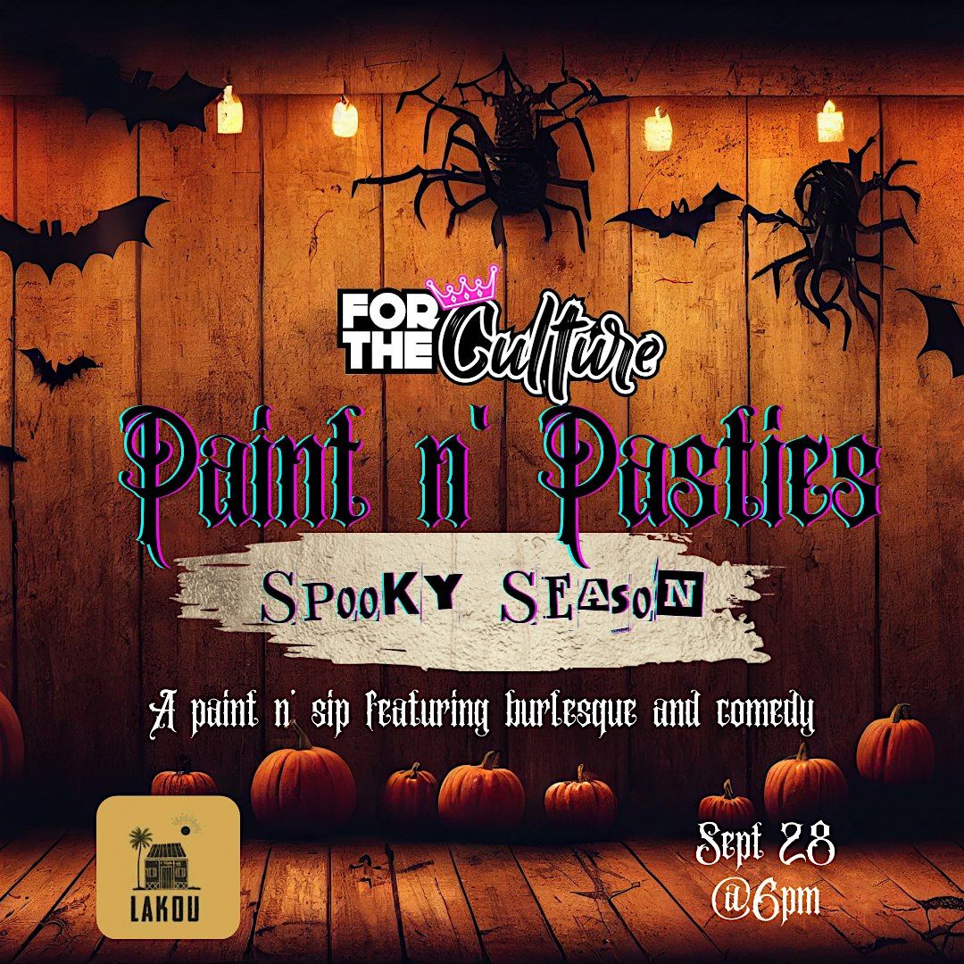Paint n\u2019 Pasties: Spooky Season