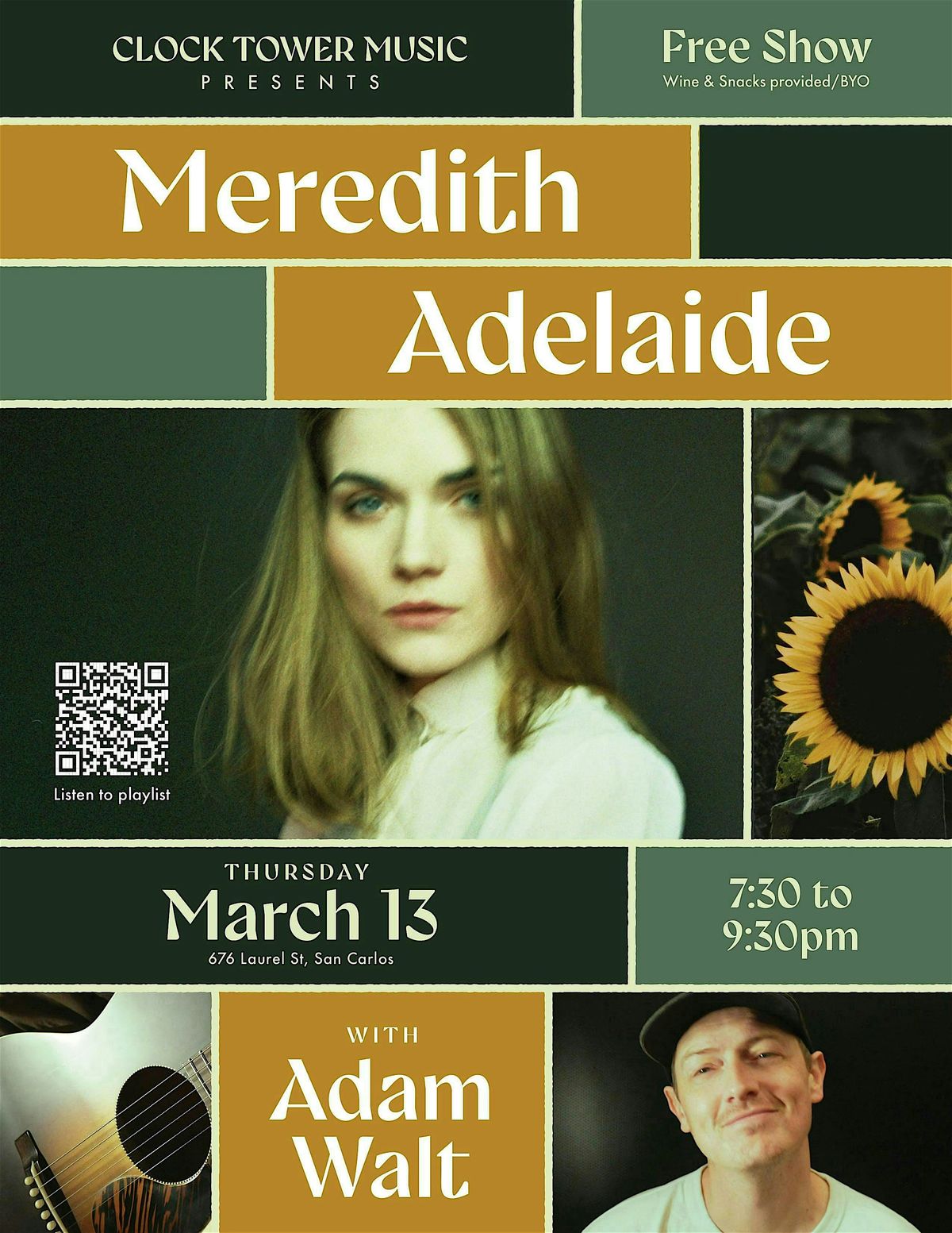 Meredith Adelaide Live at Clock Tower Music