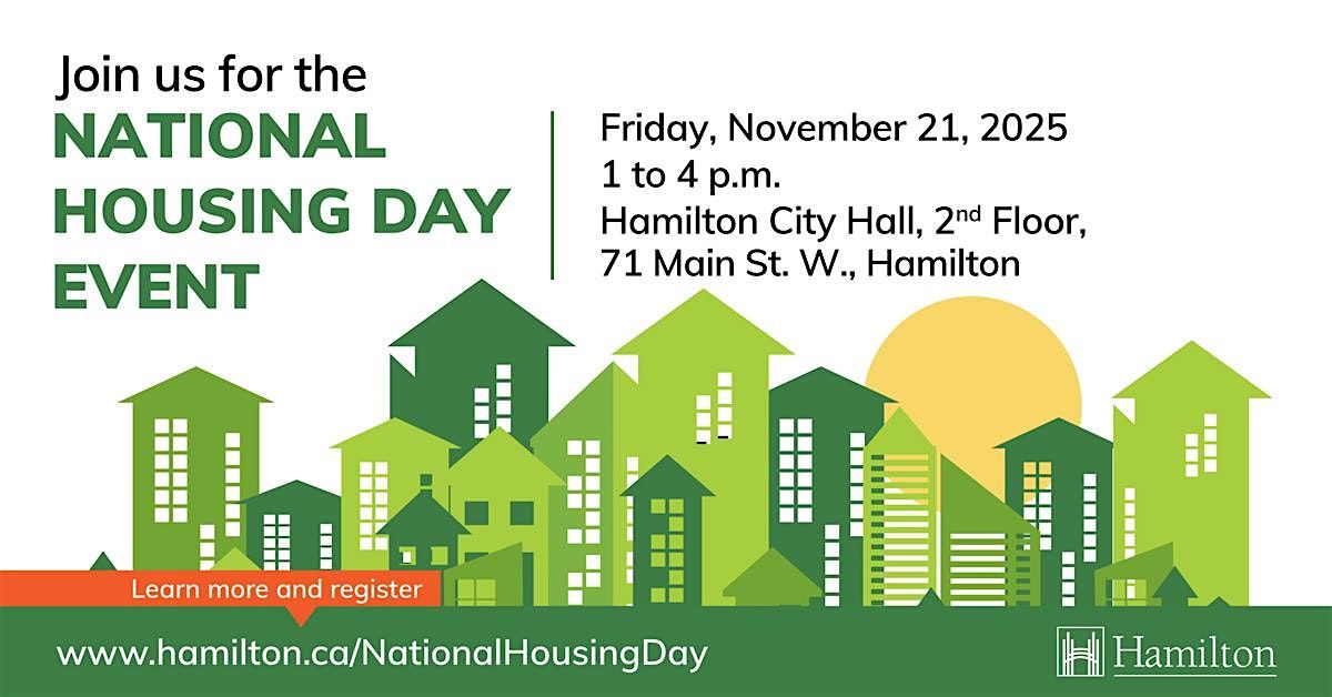 City of Hamilton's National Housing Day Event