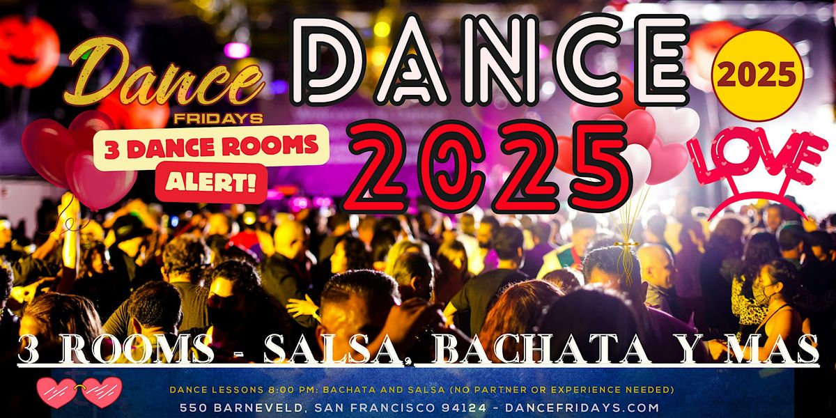 Salsa Dancing, Bachata Dancing, Zouk Room, FOUR Dance Lessons for ALL
