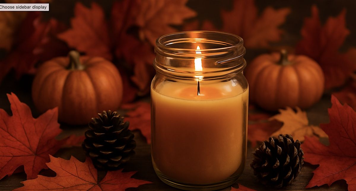 Fall candle making on the farm