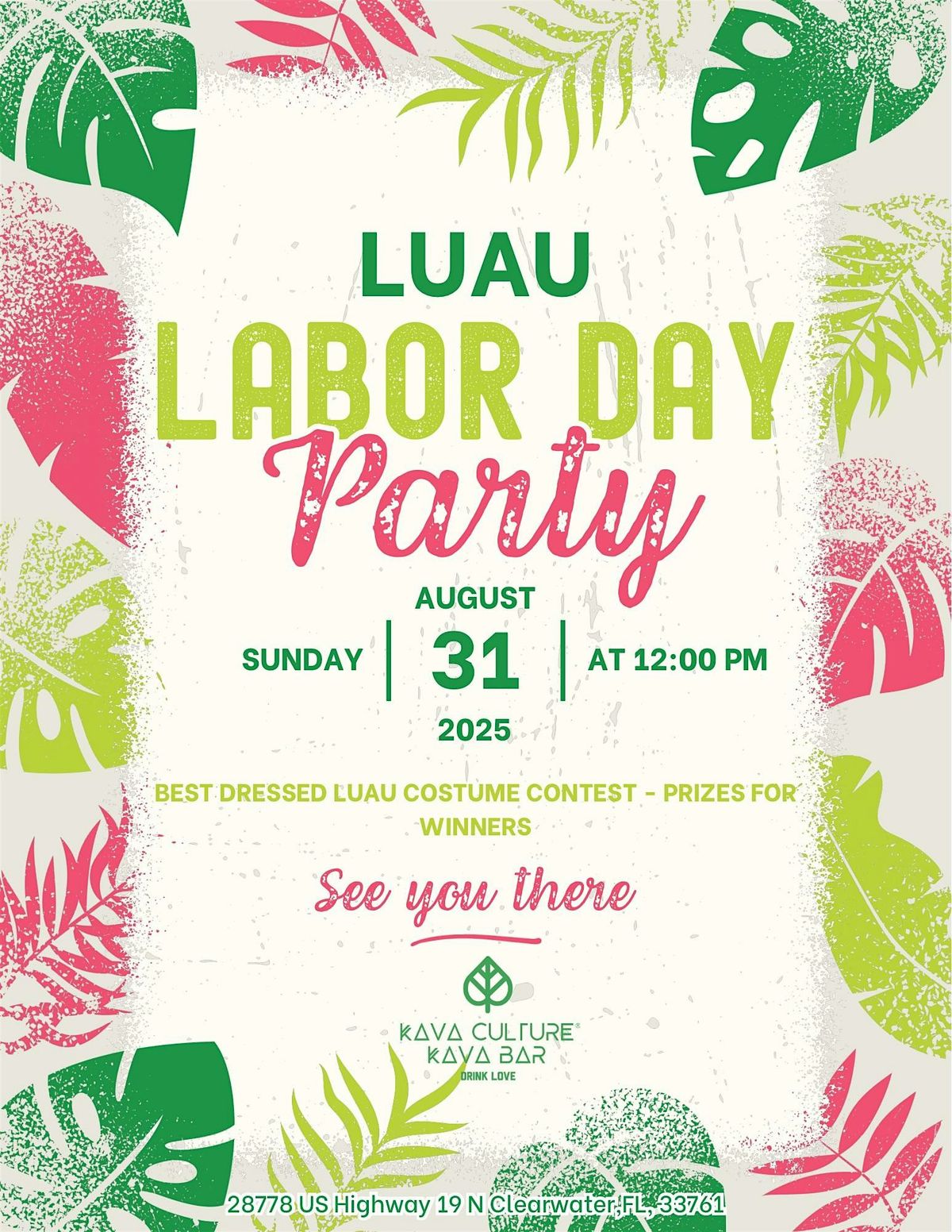 Luau Labor Day Party