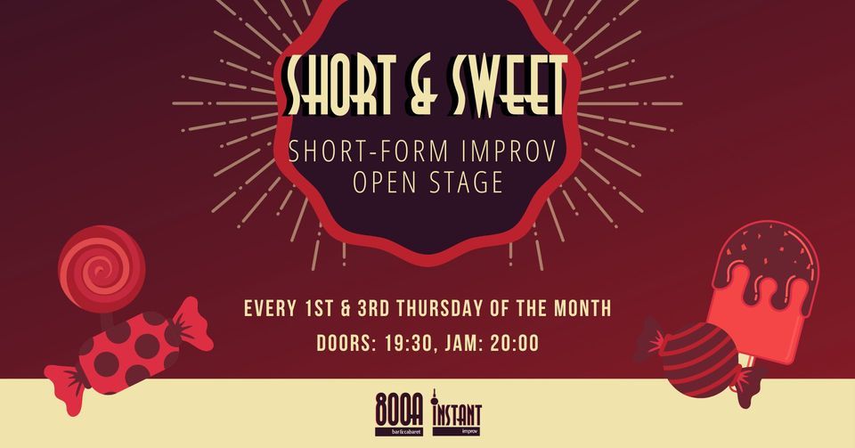 Short & Sweet: Short-Form Improv Open Stage