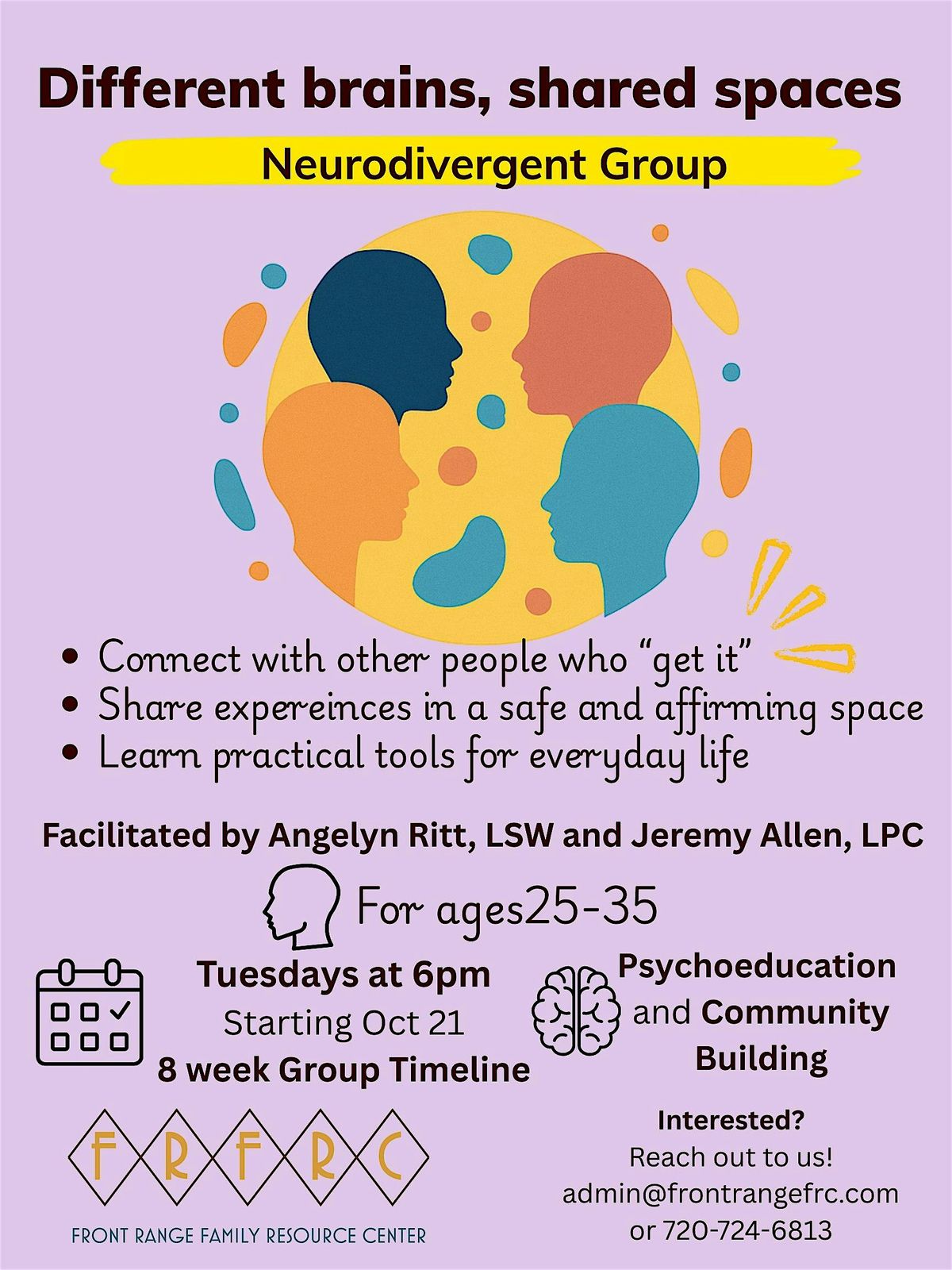 Different Brains, Shared Spaces: A Neurodivergent Group