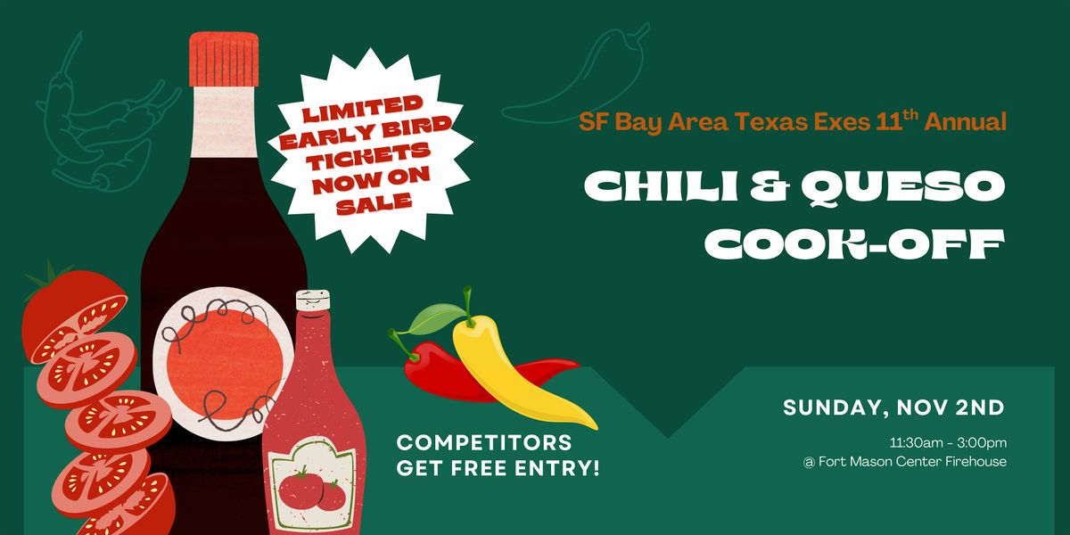 11th Annual SF Bay Area Texas Exes Chili & Queso Cook-Off!