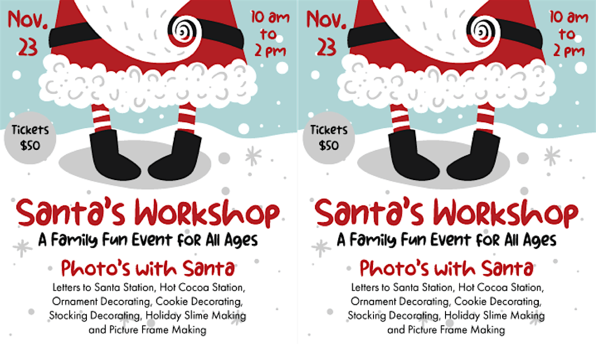 Join us for Santa\u2019s Little Workshop!