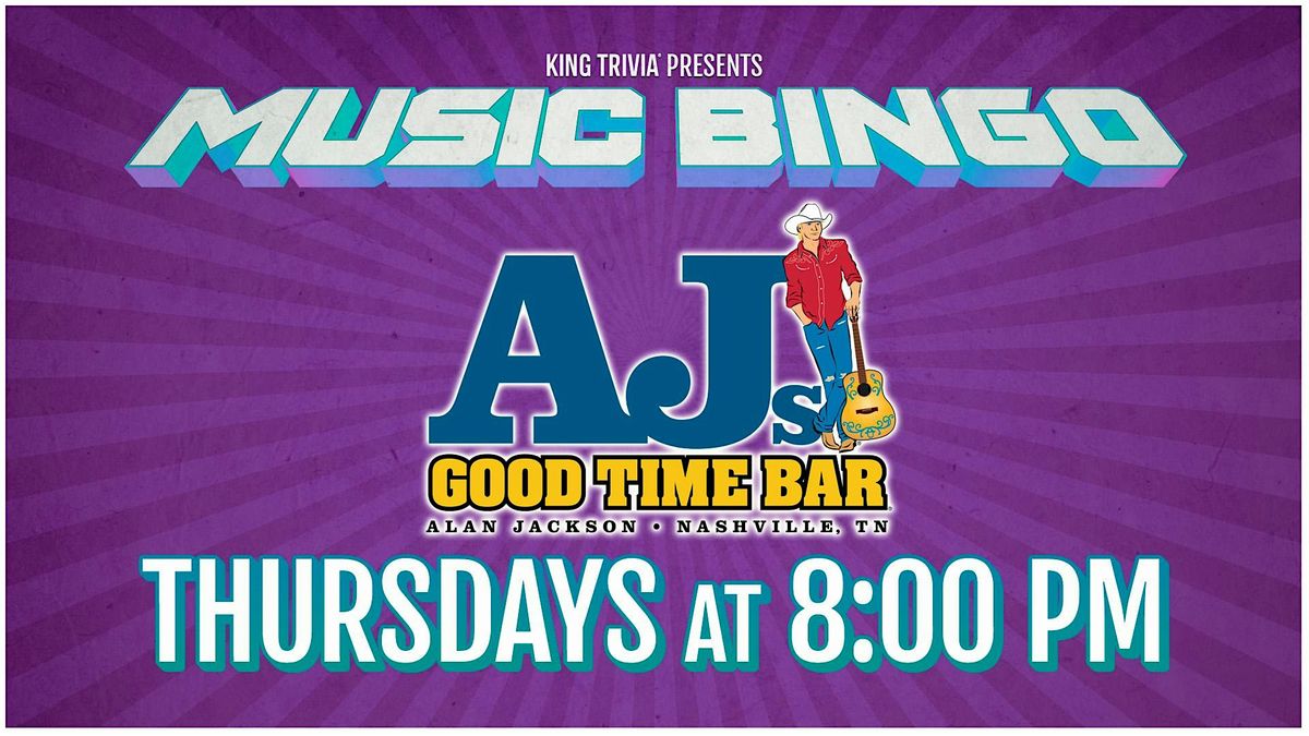 Music Bingo Night at AJ's Good Time Bar