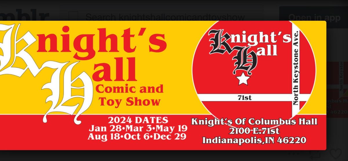 Knight\u2019s Hall Comic and Toy Show