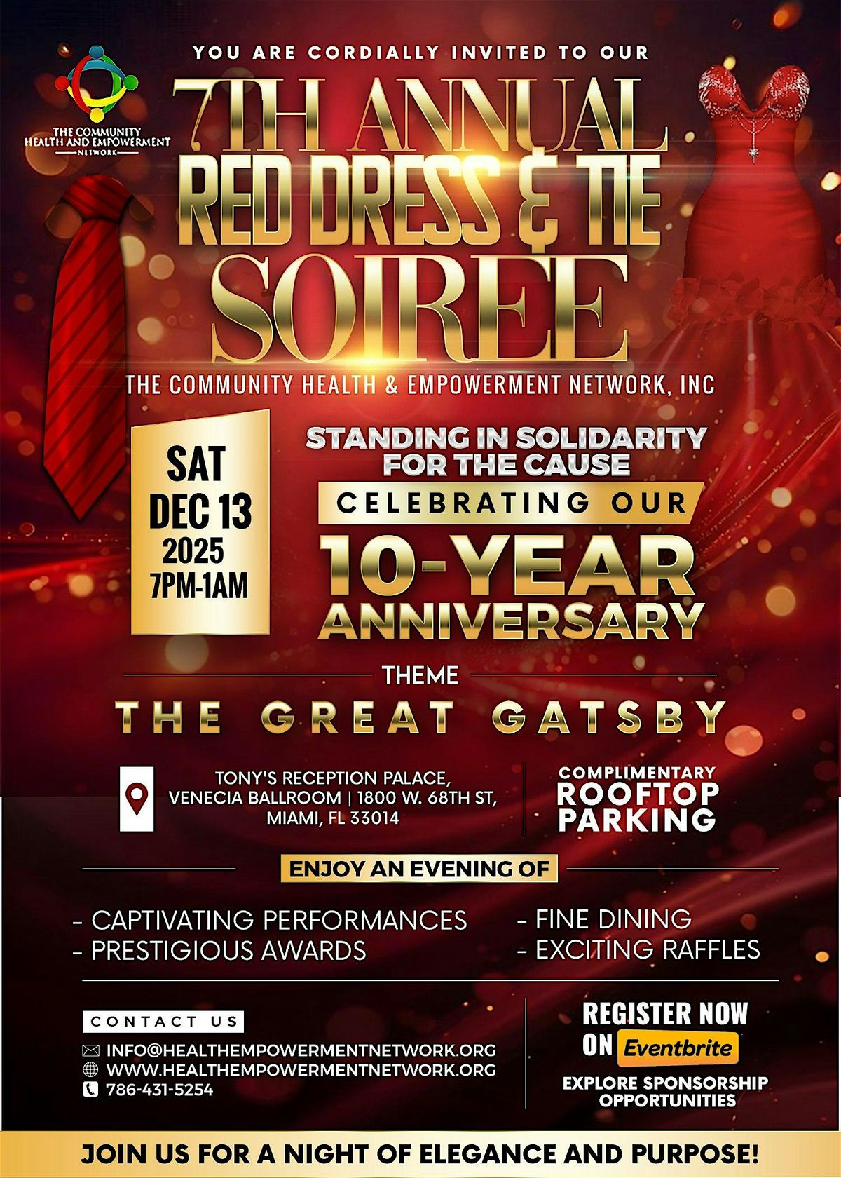 7th annual Red Dress and Tie Soiree
