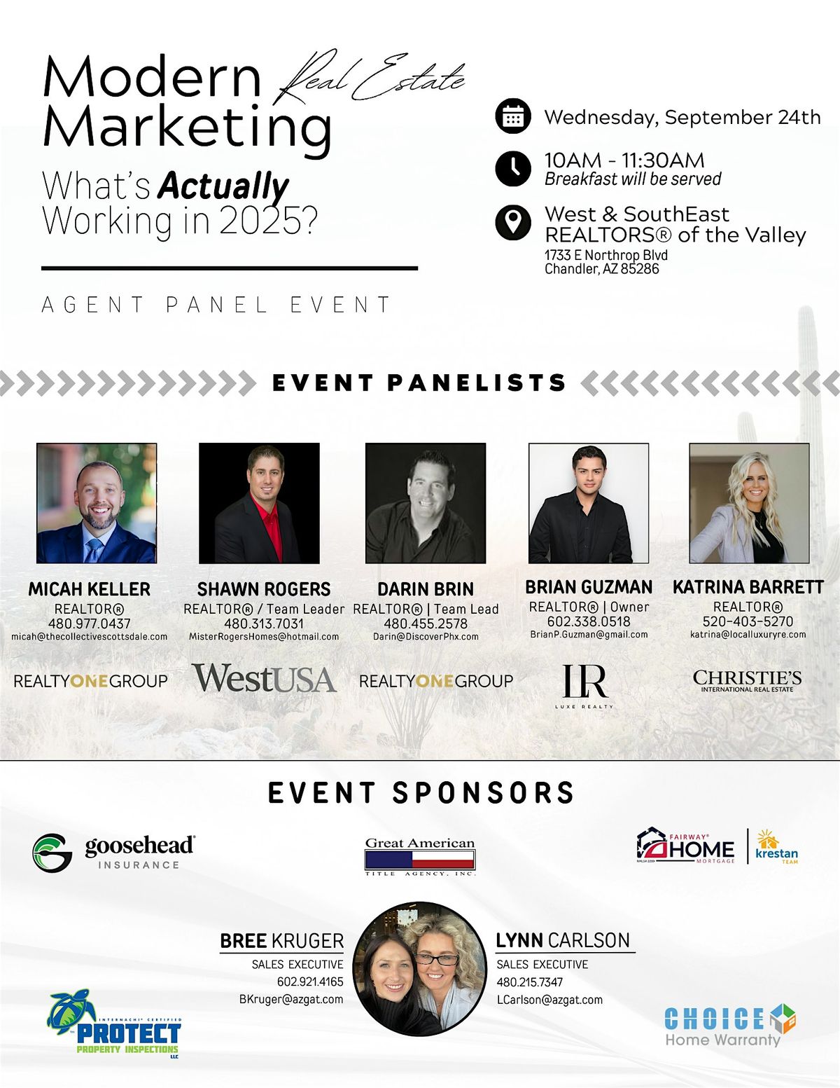 Modern Marketing: What\u2019s Actually Working in 2025 - Real Estate Panel Event