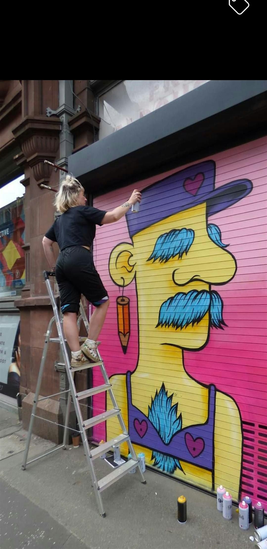 Art and Creative Workshop: Mini-Mural Window Characters with  ErmitsMoze