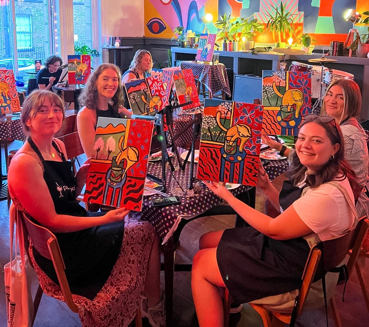 Paint and Sip - Matisse Cat | The Counting House