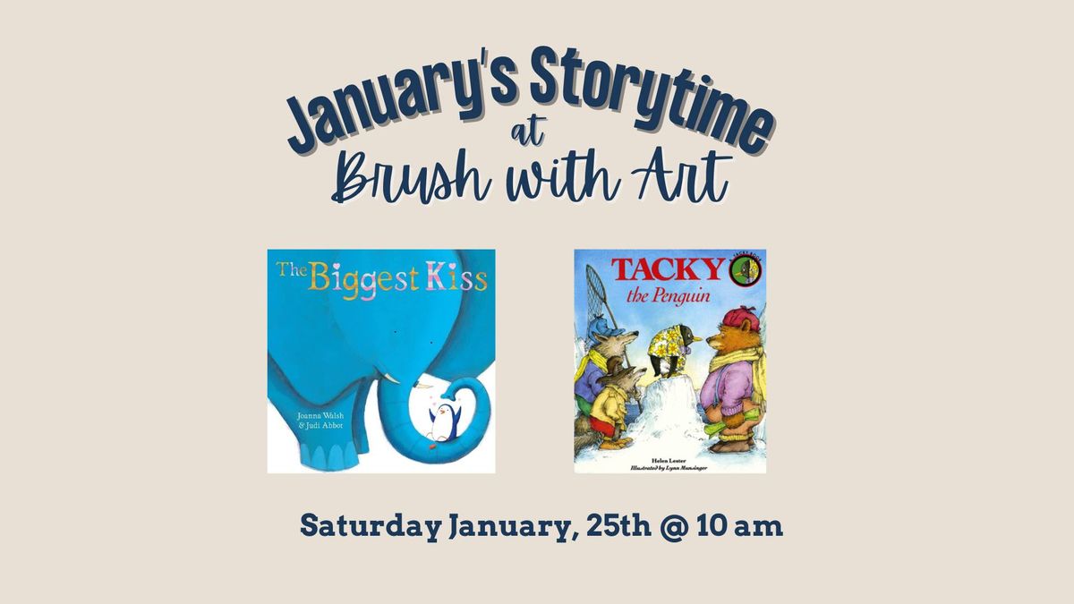 January Storytime @ Brush With Art