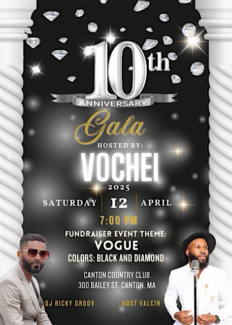 VOCHEI's 10th anniversary > Theme Vogue: Black & Diamond with Host Valcin