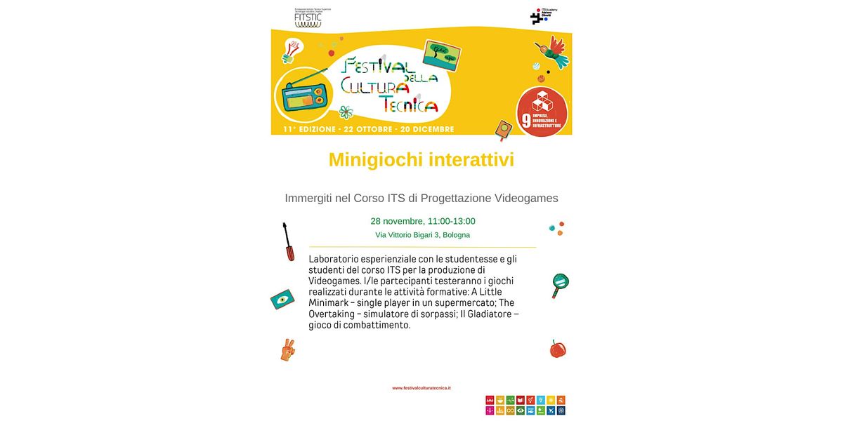 Minigiochi interattivi: immergiti nel corso ITS di Progettazione Videogames