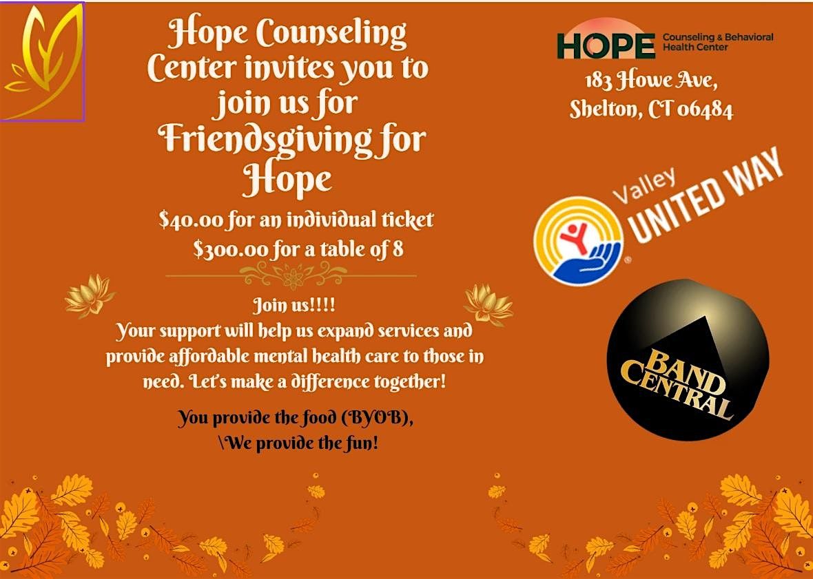 FriendsGiving for Hope - 2nd annual Fun and Fundraiser