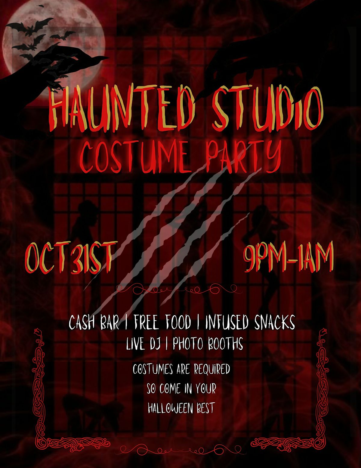 Infused Studio Compound costume party