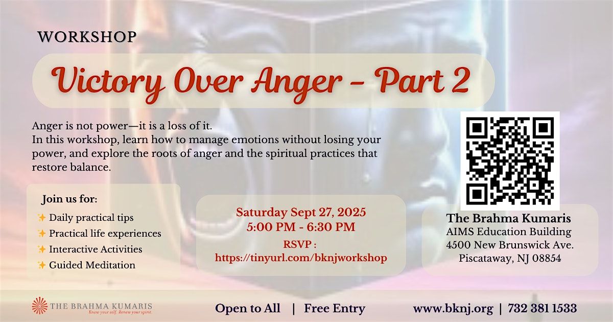 Workshop - Victory Over Anger - Part 2