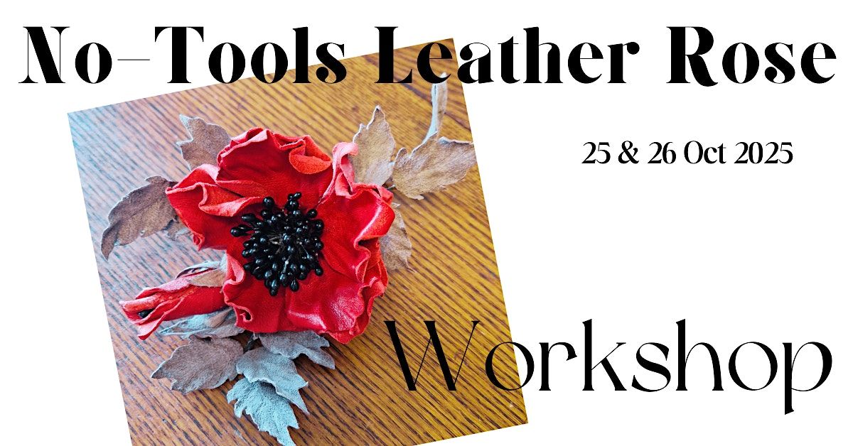 No-Tools Leather Flower Workshop