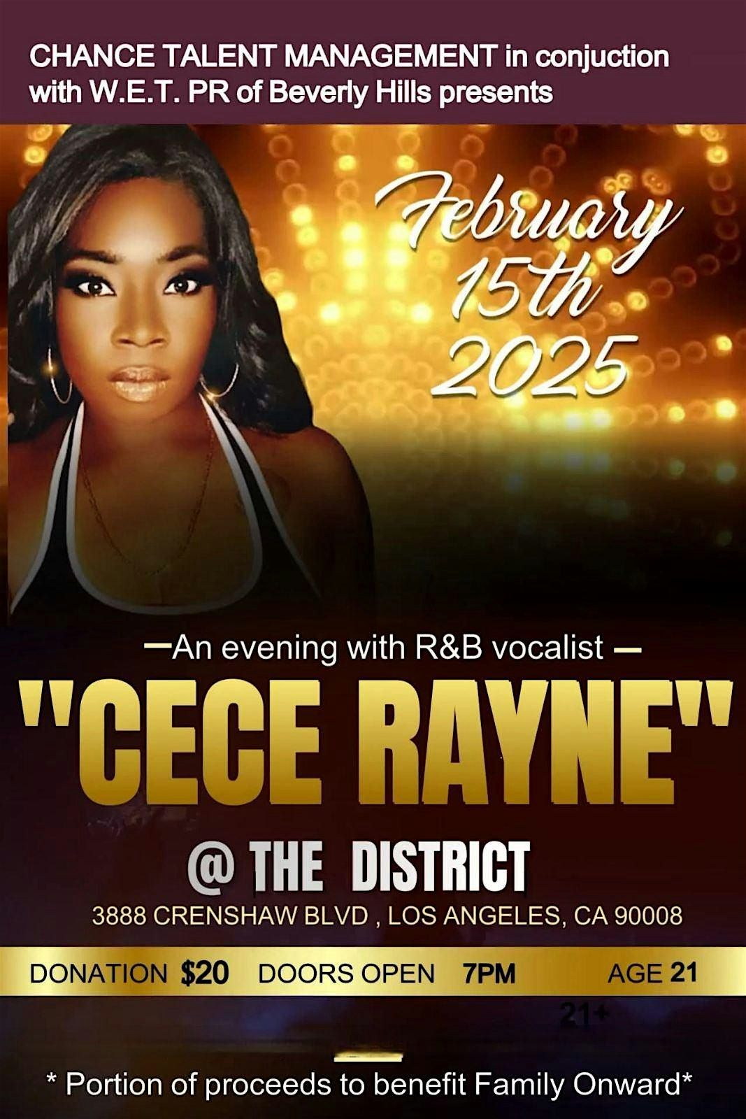 "An Evening With CeCe Rayne"