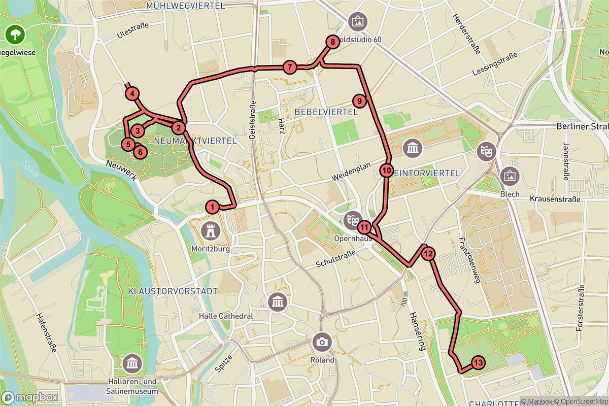 Halle Audio Tour: Botanical Whispers & Historic Echoes in N\u00f6rdliche Innenstadt