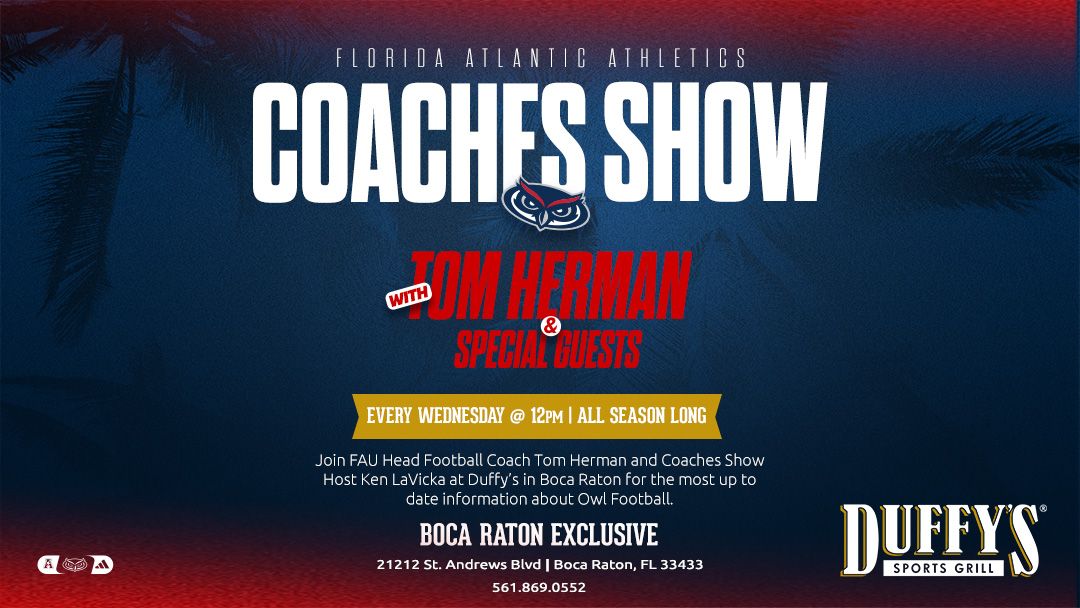 The FAU Coaches Show at Duffy's of Boca Raton