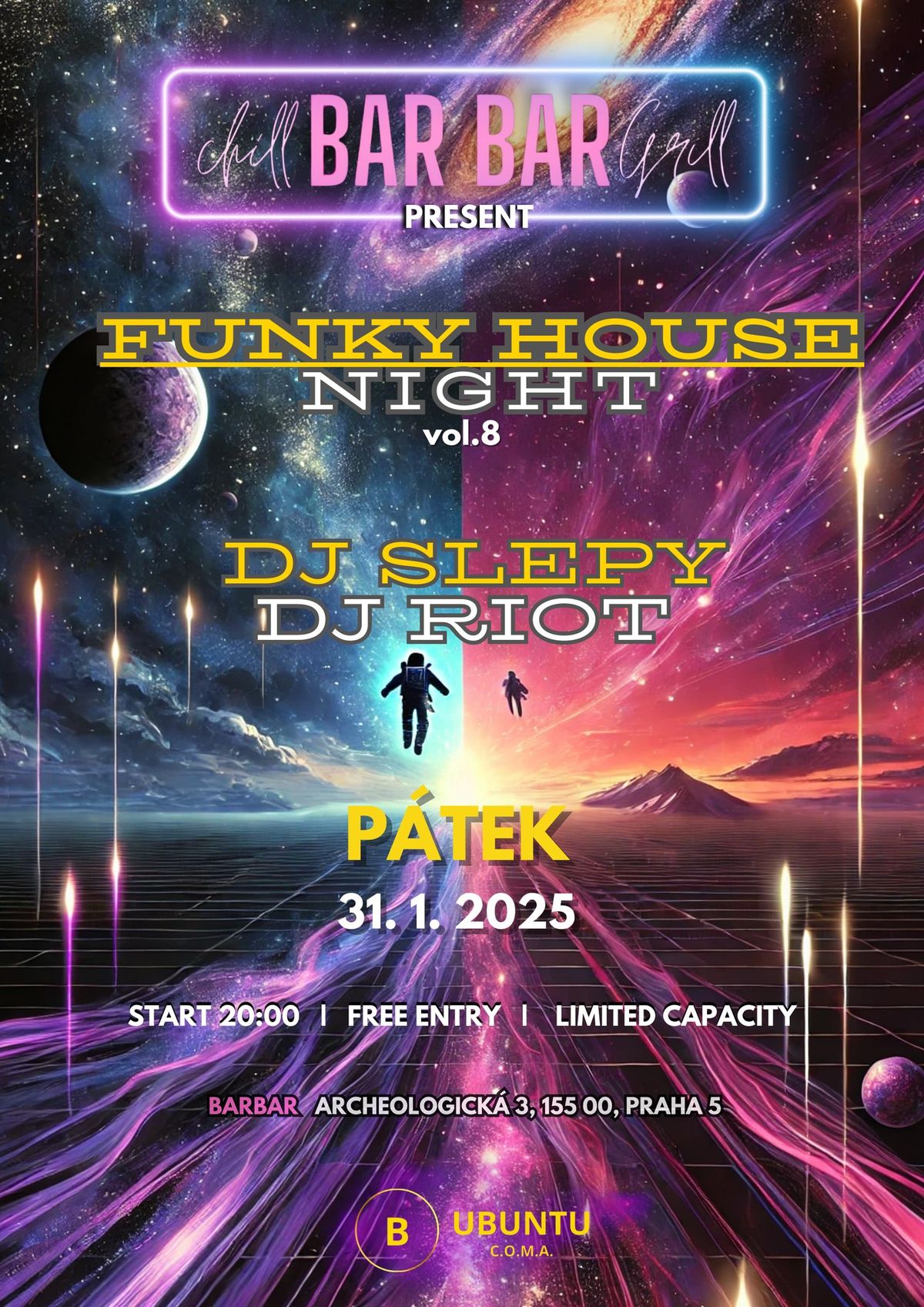 FUNKY HOUSE NIGHT [vol. 8] - DJs: SLEPY & RIOT