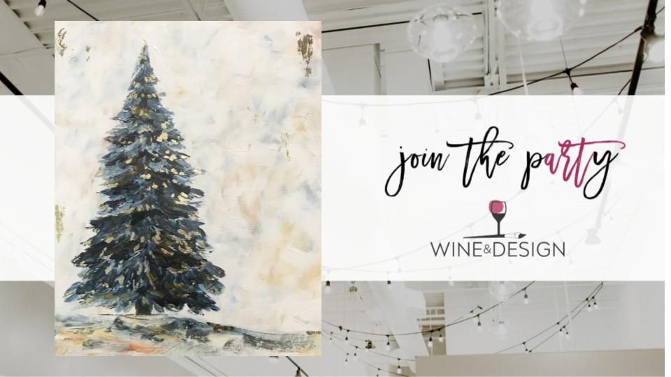 Gold Leaf Winter Tree | Wine & Design