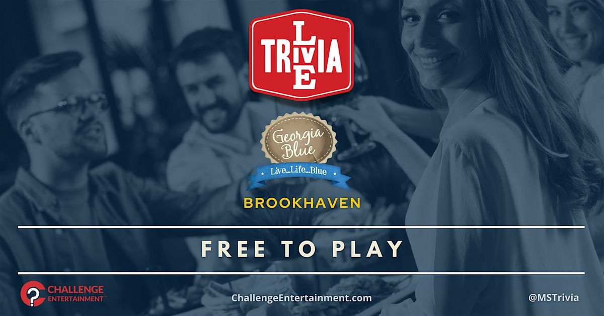 Weekly Live Trivia Nights at Georgia Blue - Brookhaven