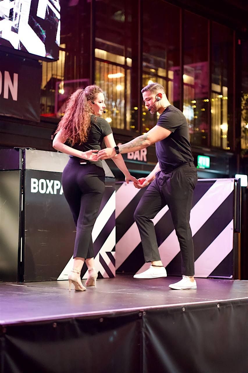 FREE SALSA CLASS & PARTY @ BOXPARK SHOREDITCH!