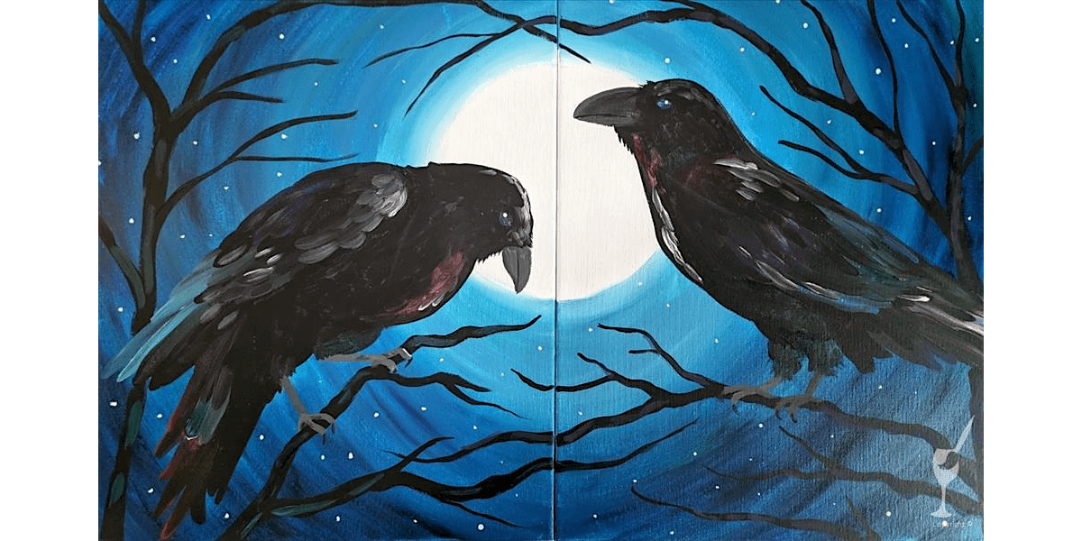 Edgar Allen Poe Edition - Poems and Painting - Paint and Sip in Denver | Classpop!\u2122