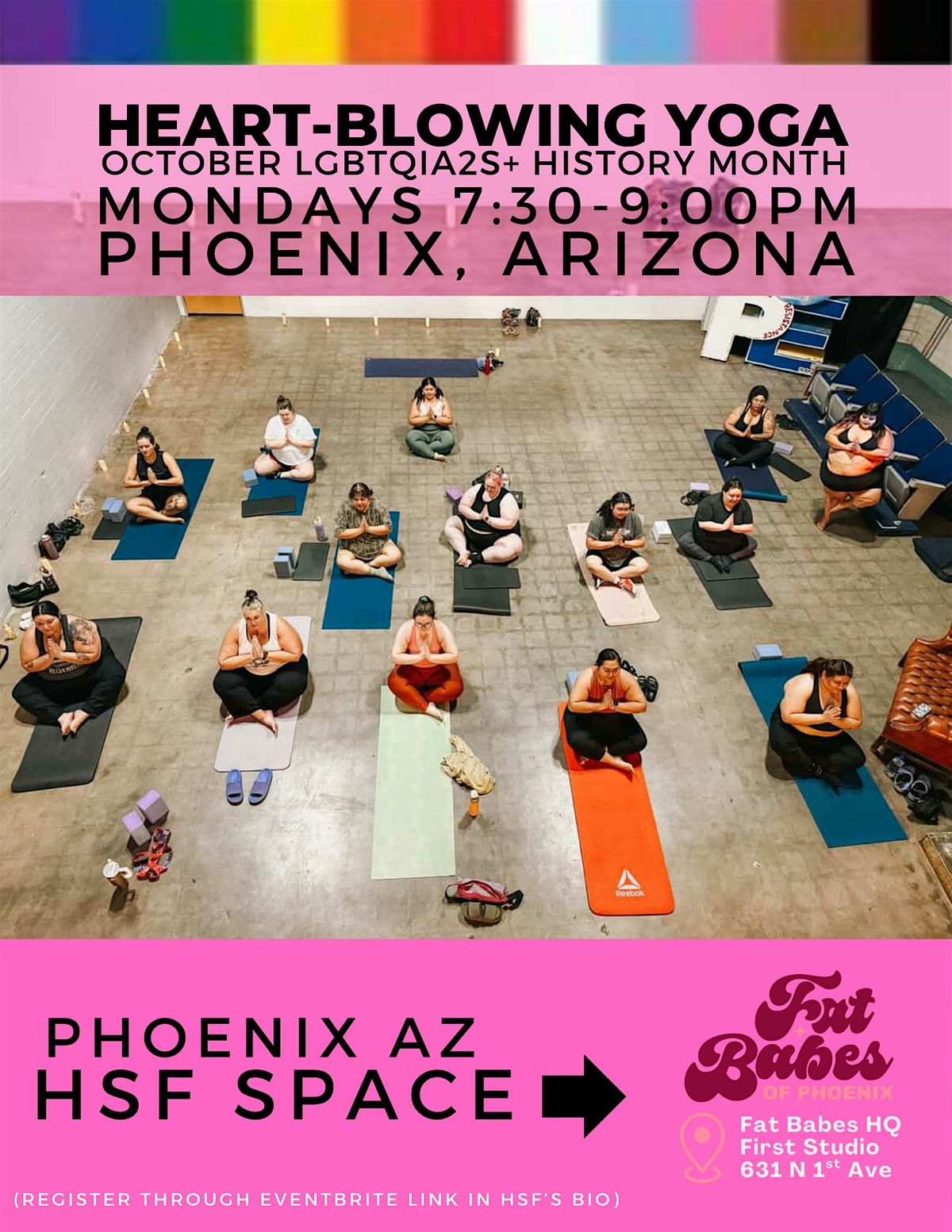 Heart-Blowing Yoga at Fat Babes HQ\u2019s