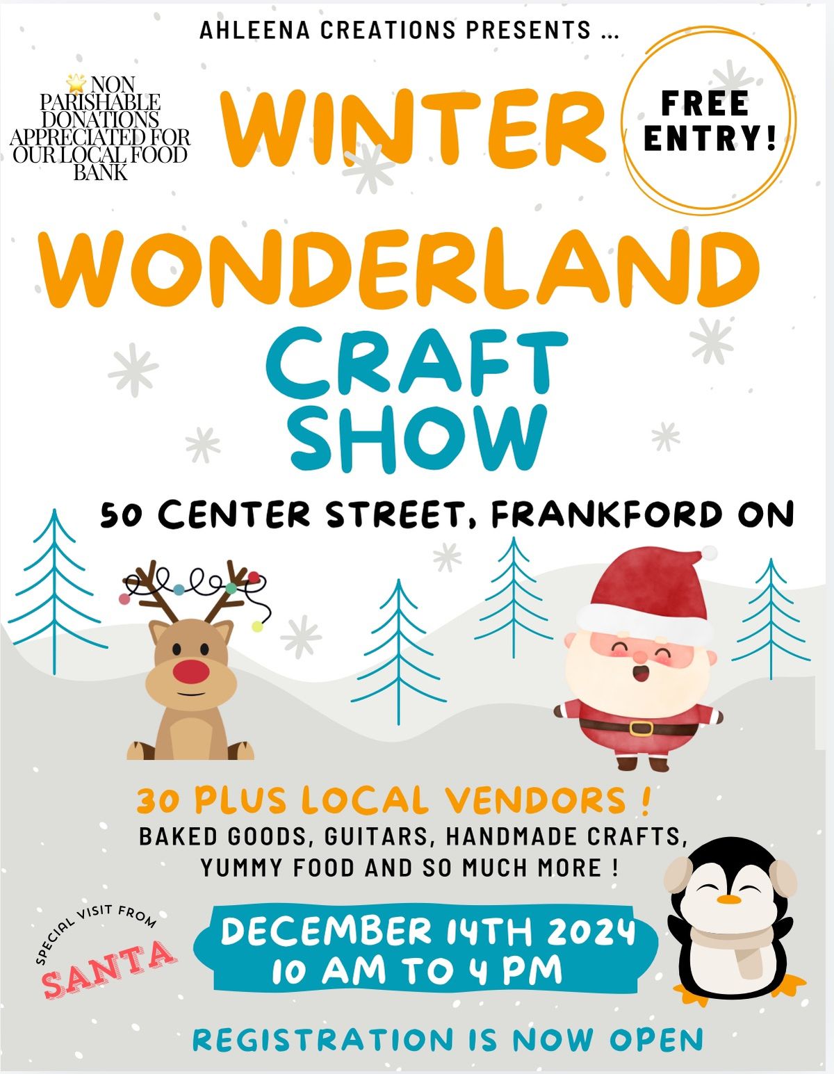 Winter Wonderland Craft Show ! 