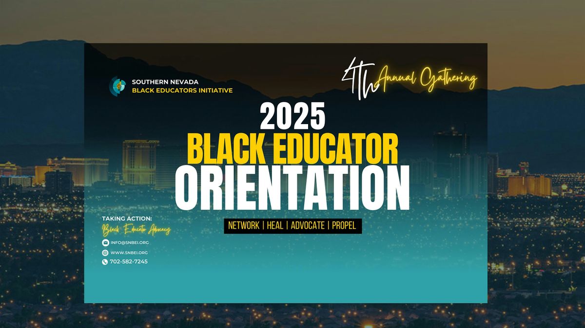 Black Educators Orientation