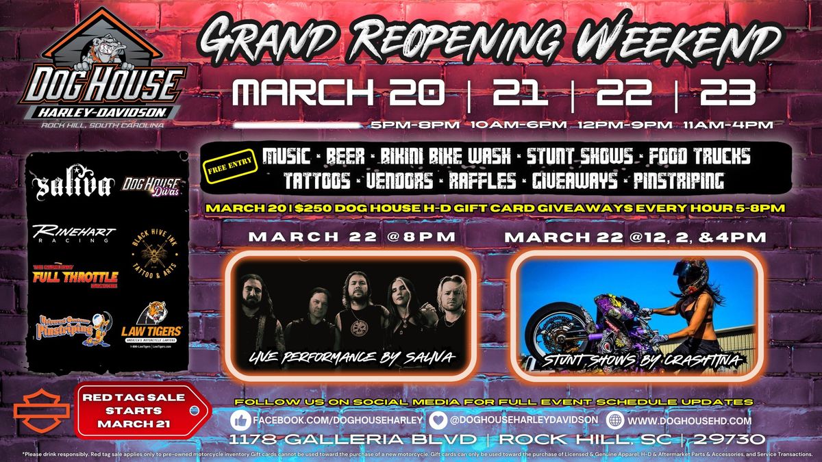 Grand Reopening Weekend 