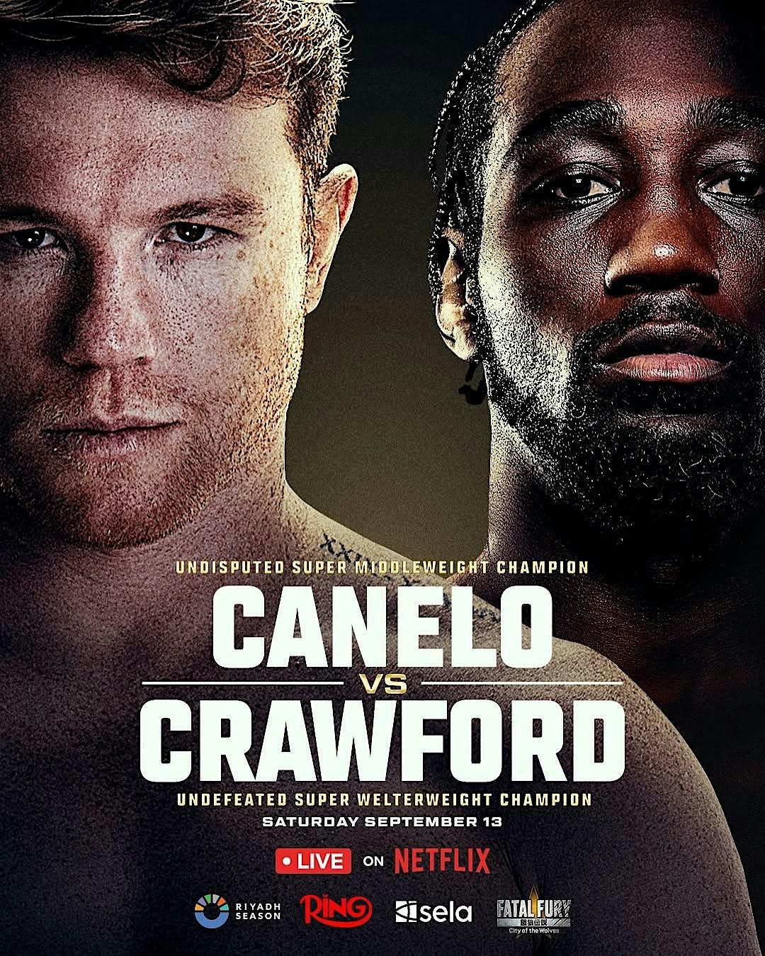 BOXING: Canelo vs Crawford September 13, 2025 at HANGAR 11