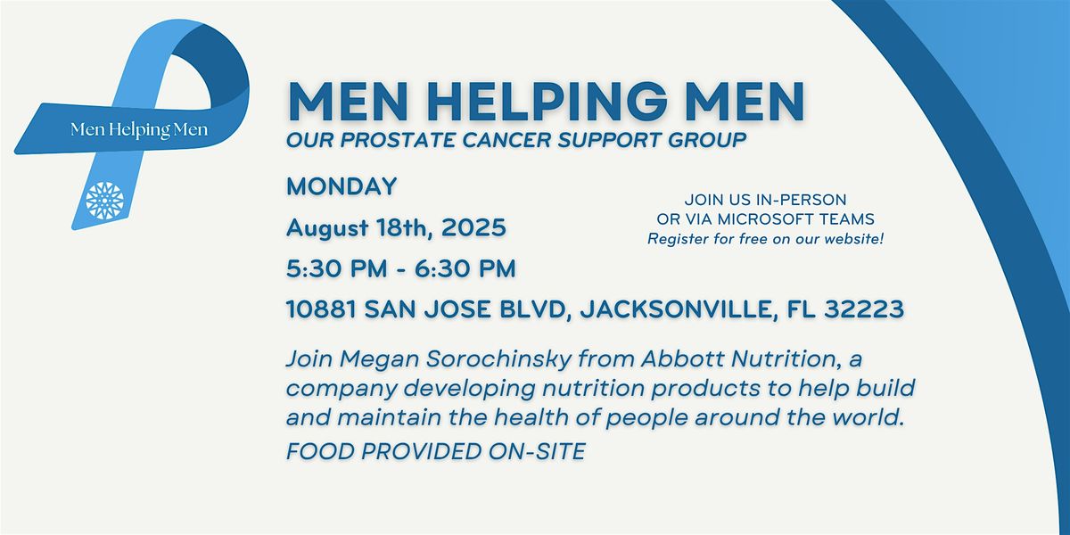 Men Helping Men - Prostate Cancer Support Group