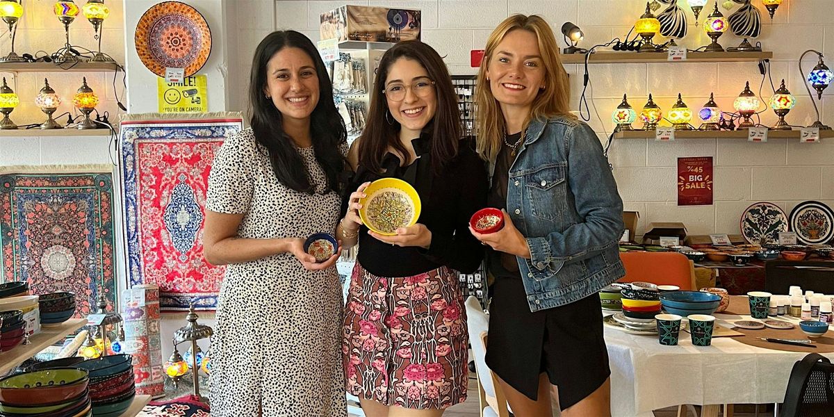 Paint and Sip Classes Katoomba: Ceramic Plates & Bowls