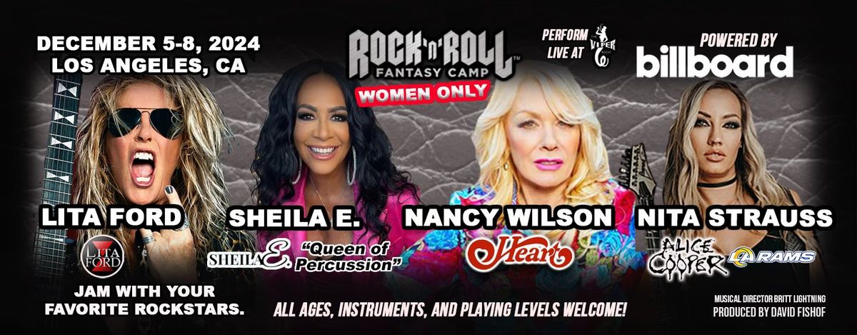 Women's Rock n Roll Fantasy Camp