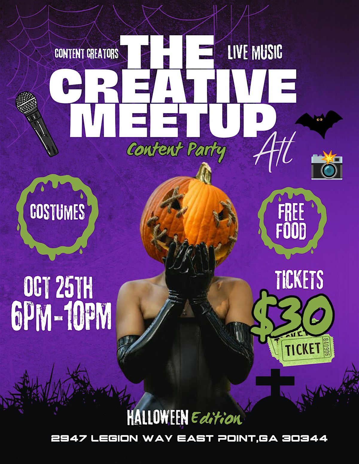 The Creative Meetup Atl: Halloween Costume Party