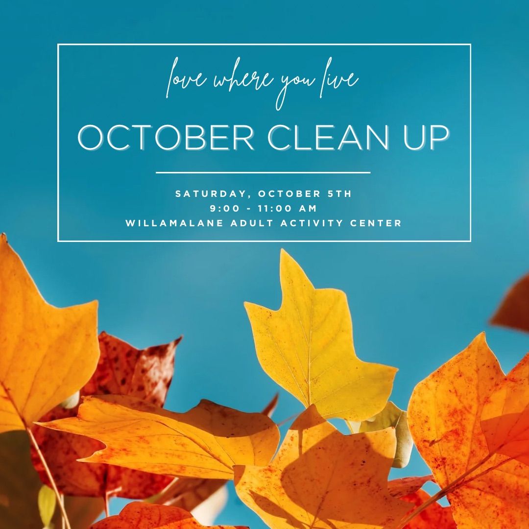 October\u2019s Love Where You Live Clean Up\ud83c\udf42