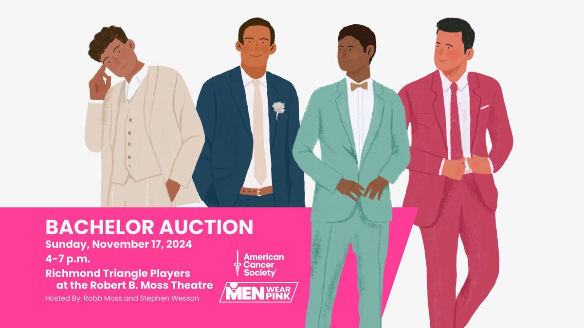 Men Wear Pink Bachelor Auction