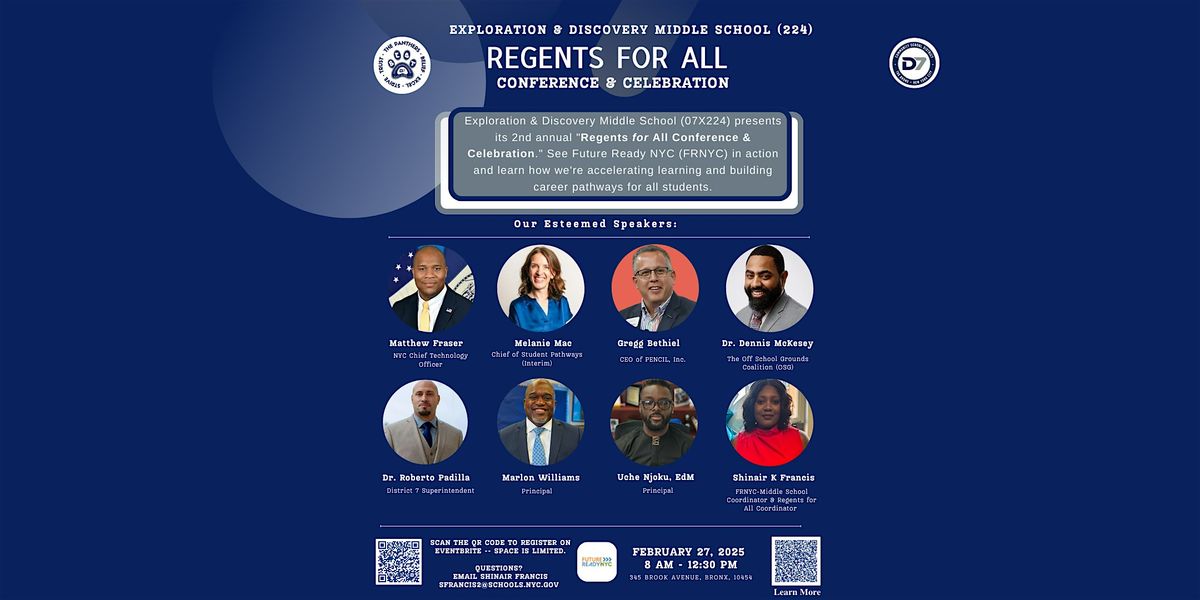 Regents for All: Building Pathways  to Generational Success