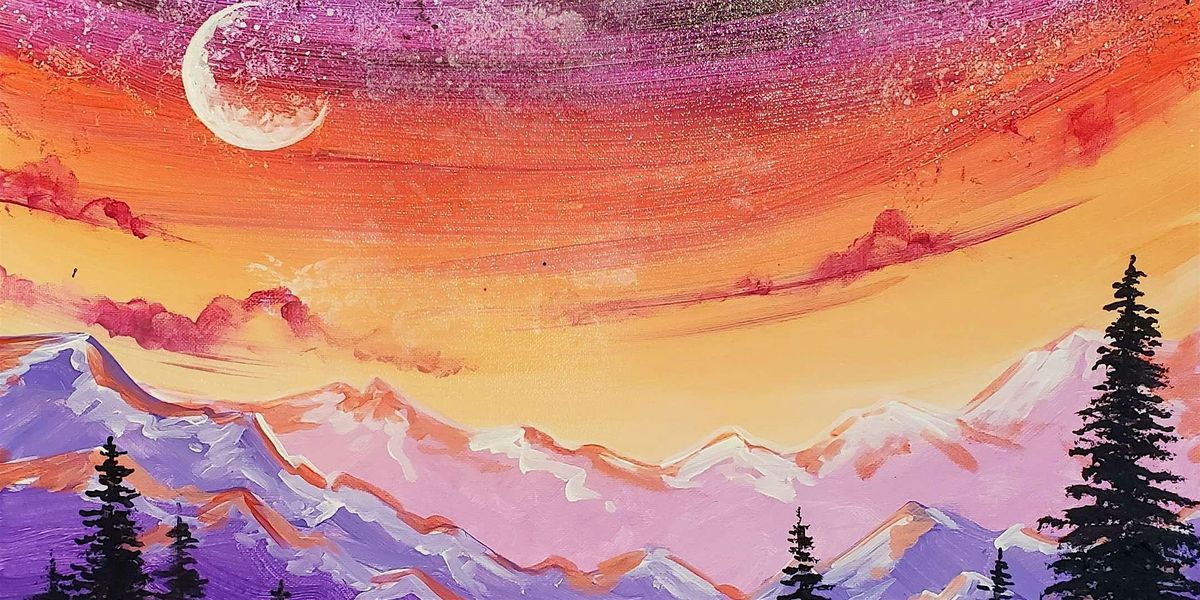 Mountain Sunset - Paint and Sip by Classpop!\u2122