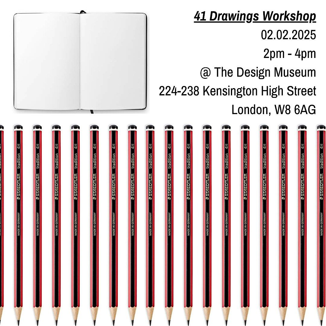 41drawings workshop @ Design Museum, London