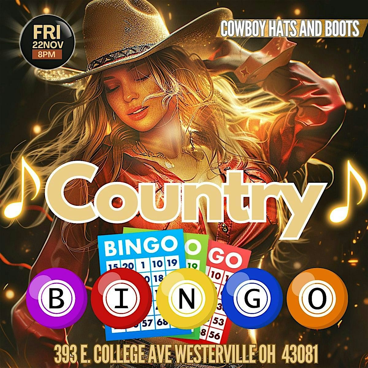 I Love Country Bingo