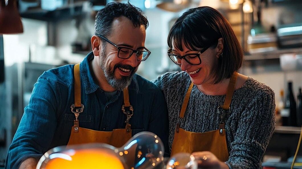 Introduction to glass blowing at Our Town Brewery