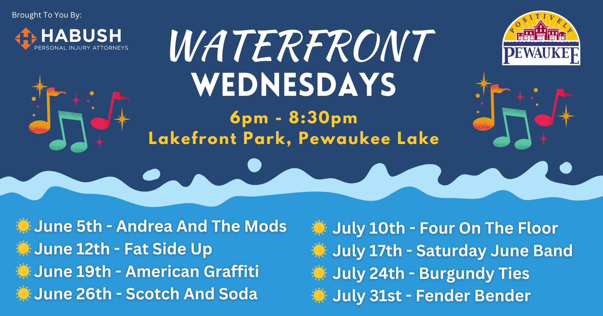 Waterfront Wednesdays - July - Positively Pewaukee 