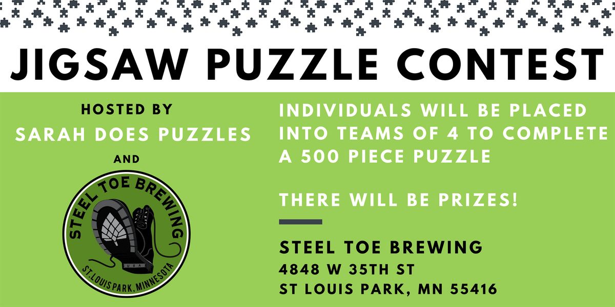 SPECIAL Create-A-Team 500 Piece Jigsaw Puzzle Contest at Steel Toe Brewing